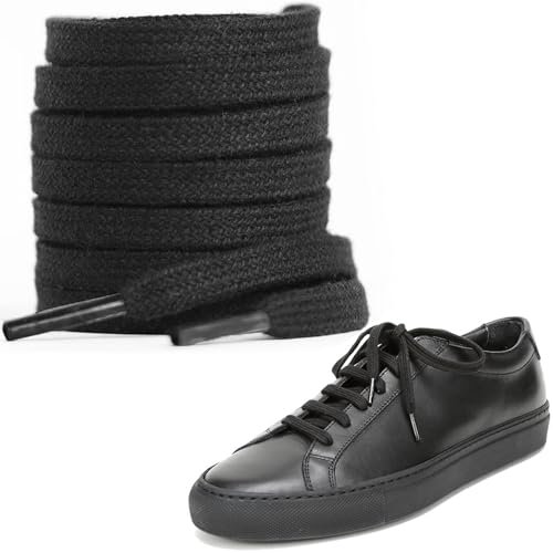 Men's Achilles Low Black Leather Sneakers