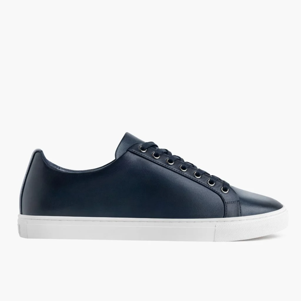 Decade Low-Top in Navy Leather