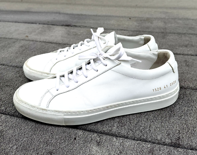 Men's Original Achilles Low White Leather Sneakers