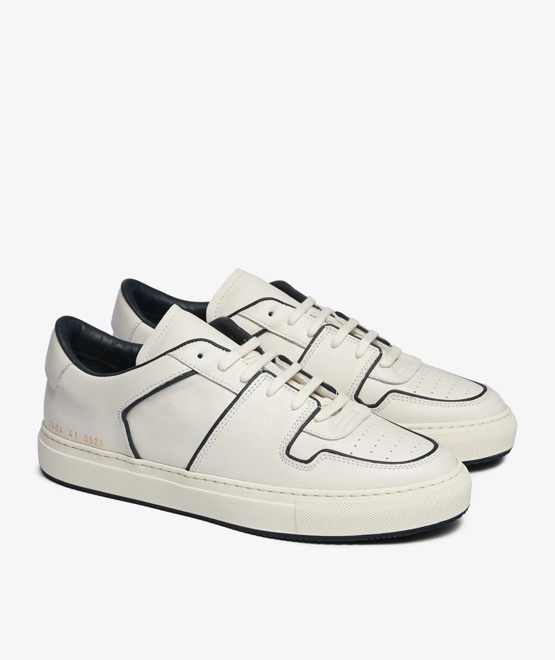 Common Projects Original Achilles Low white leather sneaker with gold serial number